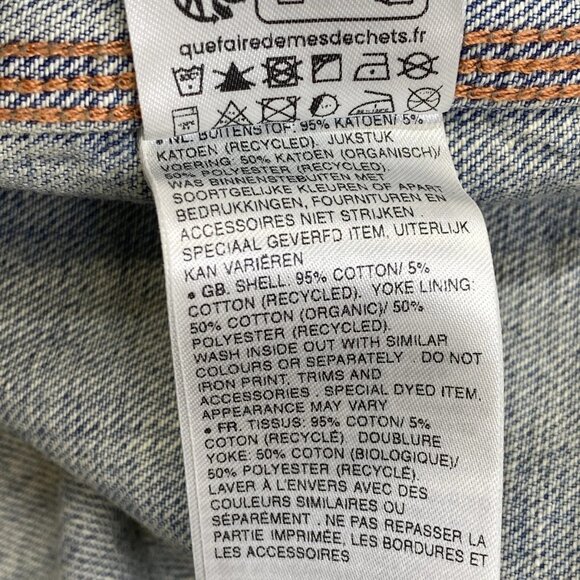 G-Star Raw Men’s Vintage Bornite Overshirt Size M Blue Boxy Fit Denim Button-Up - Picture 13 of 13